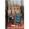 item#19 CASE OF 8 NEW COOL GEAR DRINK GLASSES
