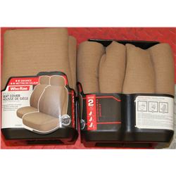 item#40  CASE OF 2 NEW SEAT COVERS AS THEY COME