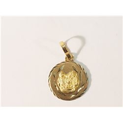 #12-10K GOLD RELIGIOUS PENDANT (APPROX. 1.5G)
