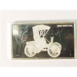 #13-STERLING SILVER 'VINTAGE CAR' BAR