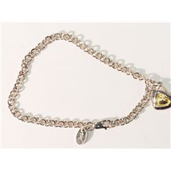 #14-STERLING SILVER RHODIUM PLATED DIAMOND