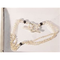 #16-STERLING SILVER BRACELET (APPROX. 6G)