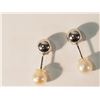 Image 1 : #17-STERLING SILVER FRESHWATER PEARL 2-IN-1
