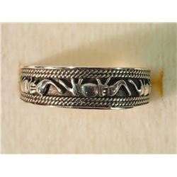 #27-STERLING SILVER RING (APPROX. 2.87G)
