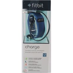 FITBIT CHARGE + ACTIVITY WRISTBAND-LARGE(BLUE)