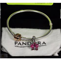 NEW AUTHENTIC PANDORA STERLING SILVER BRACELET W/