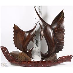 FLAT OF WOODEN COLLECTIBLES