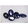 Image 1 : #33-NATURAL/ENHANCED BLUE SAPPHIRE GEMSTONES 8PCS  (107CT)