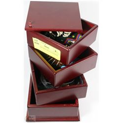 JEWELLERY BOX WITH CONTENTS