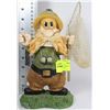 Image 1 : ANGRY FISHERMAN FIGURINE WITH NET 9" TALL
