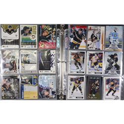 BINDER OF PITTSBURG PENGUIN HOCKEY CARDS