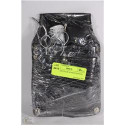LEATHER POUCH W/PROFESSIONAL HAIR