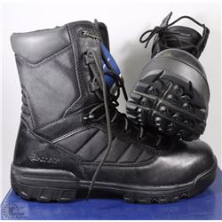 MENS ULTRA-LITES 8" SIDE ZIP BLACK BOOT SIZE 13