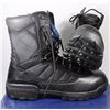 Image 1 : MENS ULTRA-LITES 8" SIDE ZIP BLACK BOOT SIZE 13