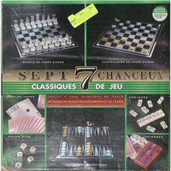 LUCKY SEVEN CLASSIC GAMES INCLUDING CHESS,CHECKERS