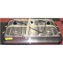 BETTY CROCKER 3 TRAY BUFFET/STEAM TABLE