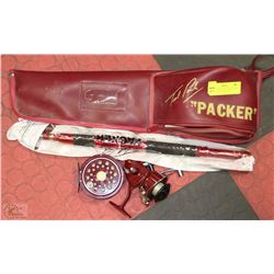 PACKER TELESCOPIC TRAVELLING FISHING ROD COMBO IN