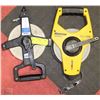 Image 1 : LOT OF 2- 30M SURVEYOR TAPE MEASURES