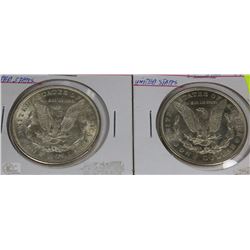 LOT OF 2-1921 MORGAN SILVER USA DOLLARS