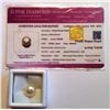 Image 1 : 4 CT  FRESH WATER PEARL GEMSTONE & COA