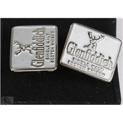 GLENFIDDICH SINGLE MALT SCOTCH WHISKY CUFF LINKS