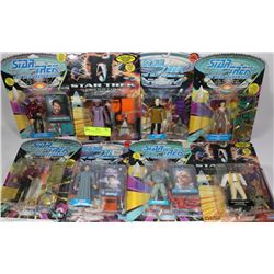 8 STAR TREK FIGURINES