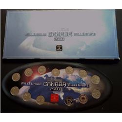 RCM CANADA MILLENIUM UNCIRCULATED COIN SET