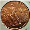 Image 1 : 1  OZ PURE .999 COPPER PROSPECTOR COIN