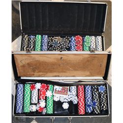 PAIR OF TEXAS HOLD 'EM POKER SETS