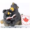 Image 1 : THE LESSON-BEAR & CUB READING FIGURINE