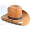 Image 1 : EXTRA LARGE LEATHER COWBOY HAT