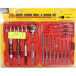 TOOL SHOP 29PCS CHANGE DRILL & DRIVER SET