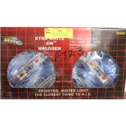 NEW IN BOX EXTRA WHITE XW HALOGEN DRIVING LIGHT KIT