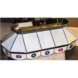 3" STAINED GLASS BILLIARDS POOL TABLE LIGHT