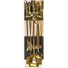 Image 1 : FIVE PIECE BRASS FIRE PLACE SET