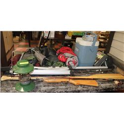 LARGE BUNDLE OF CAMPING & FISHING SUPPLIES
