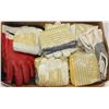 Image 1 : BOX W/CAR MATTS & NEW WORK GLOVES