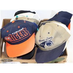 LOT OF 18 NEW HOCKEY+ BASEBALL HATS WITH TAGS