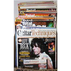 BOX W/20 NEW GUITAR MAGAZINES EACH W/