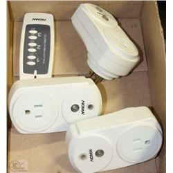 NOMA WIRELESS 3-PLUG HOME AUTOMATION