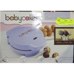 BABYCAKES CAKE POP MAKER IN ORIGINAL BOX