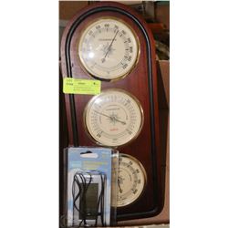 INDOOR/OUTDOOR DIGITAL THERMOMETER + BAROMETER