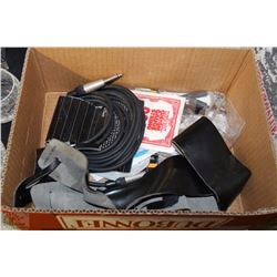 BOX OF GUITAR ACCESSORIES - STRINGS,