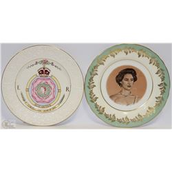 LOT OF 2 VINTAGE COLLECTOR PLATES INCLUDING 1953