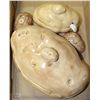 Image 1 : KITCHEN POTATO SET INCLUDING BOWL, BUTTERDISH WITH