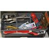 Image 1 : CARPENTER'S BOX W/ ASSORTED TOOLS