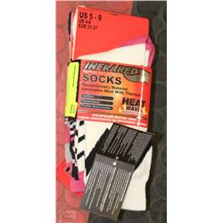 3 PAIRS OF INFRARED LADIES SOCKS