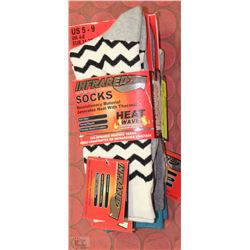 3 PAIRS OF INFRARED LADIES SOCKS