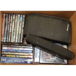 BOX OF 24 ASSORTED DVD'S INCLUDING THE TWILIGHT