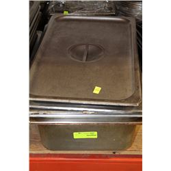 LOT OF 3 FULL SIZE INSERTS WITH LIDS